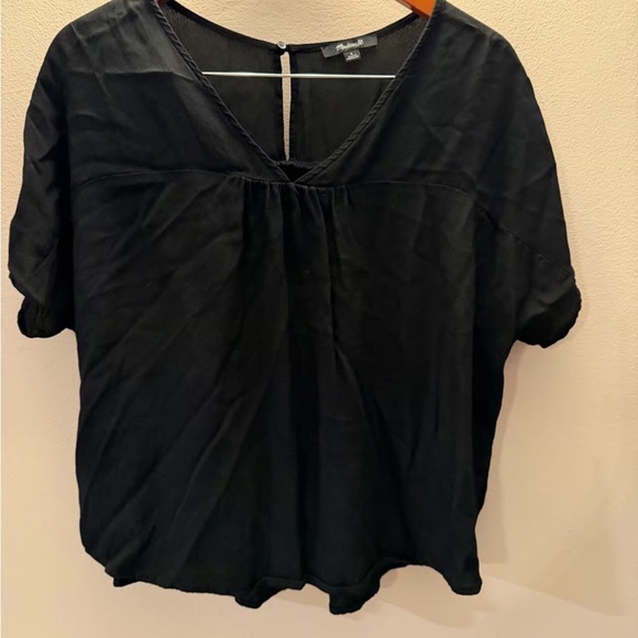 Madewell Tops - Black V-Neck Women's Top